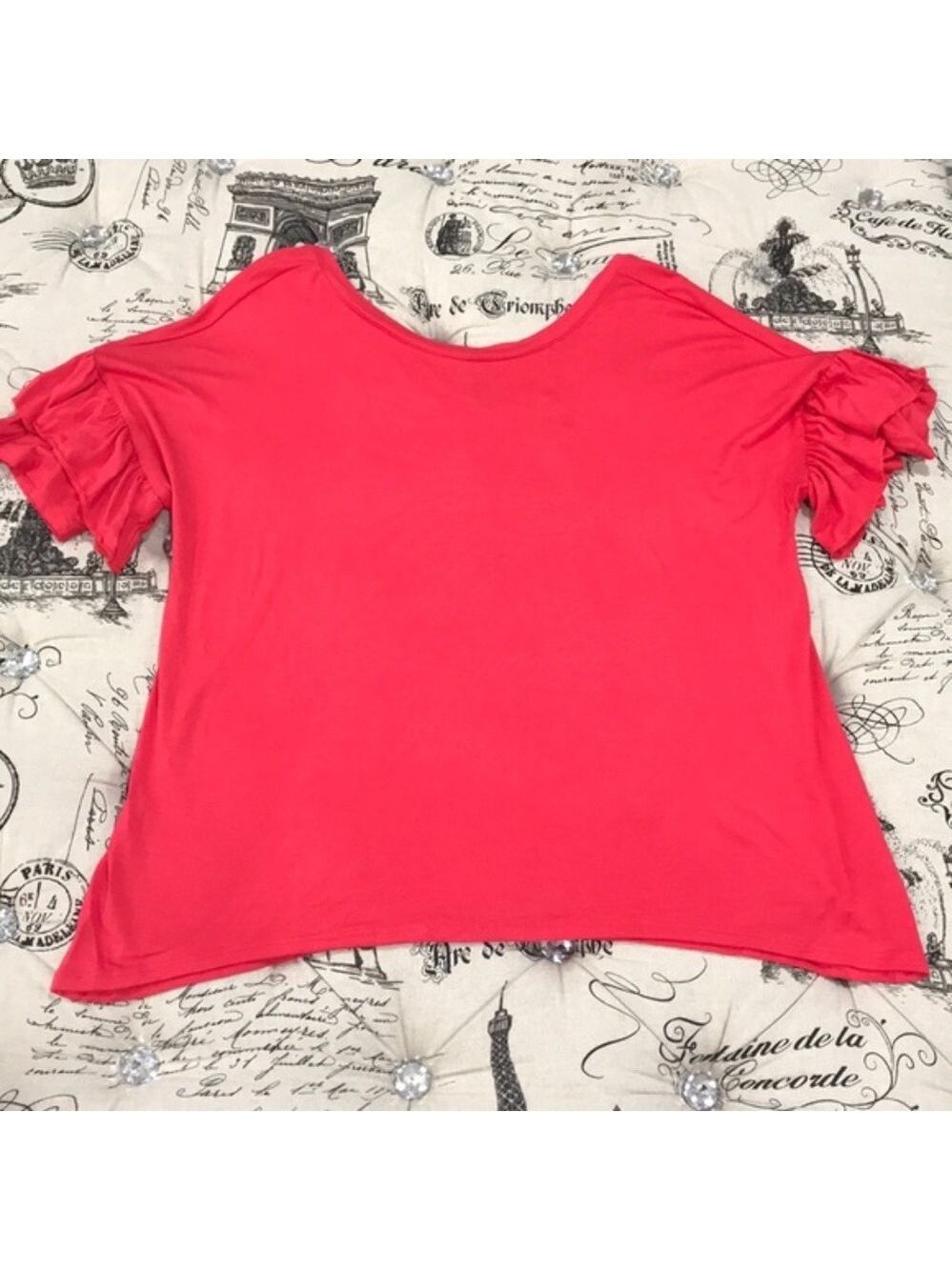 Chelsea28 Ruffle Sleeve Tee - Picture 4 of 6